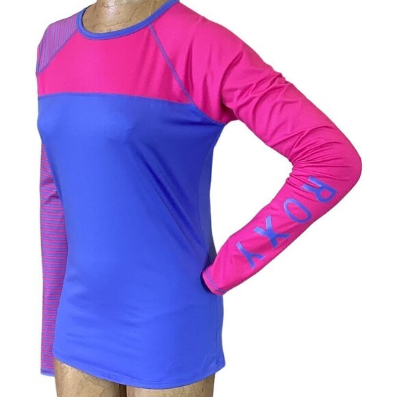 Roxy Long Sleeve Swim Beach Surf Rash Guard Top Jrs XL 279A - Picture 4 of 7